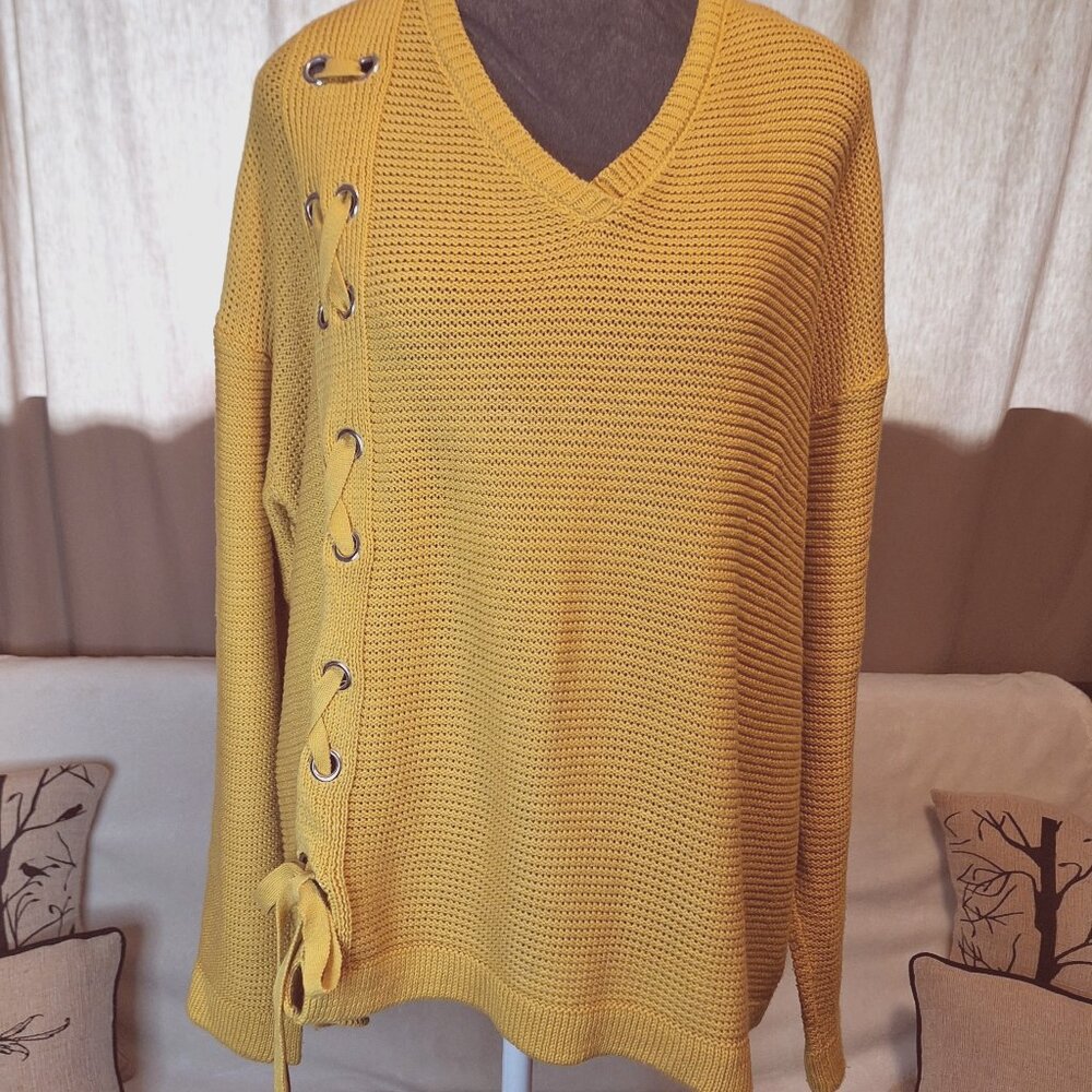 V-Neck Long Spring Sweater!